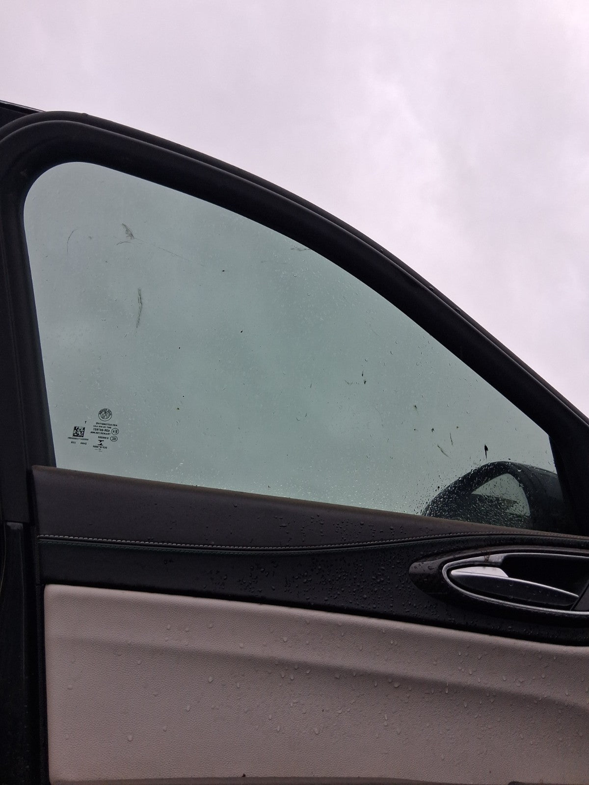 2018 ALFA ROMEO GIULIA QUADRIFOGLIO 952 NSF PASSENGER SIDE FRONT WINDOW GLASS