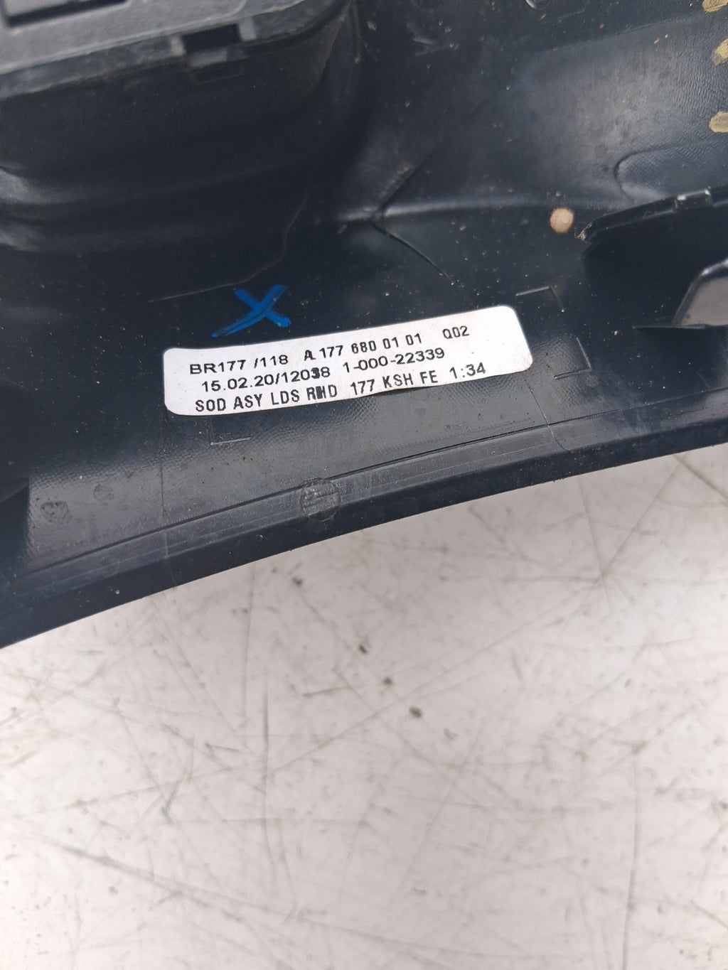 2020 MERCEDES A CLASS W177 HEADLIGHT CONTROL SWITCH PANEL A2479052902