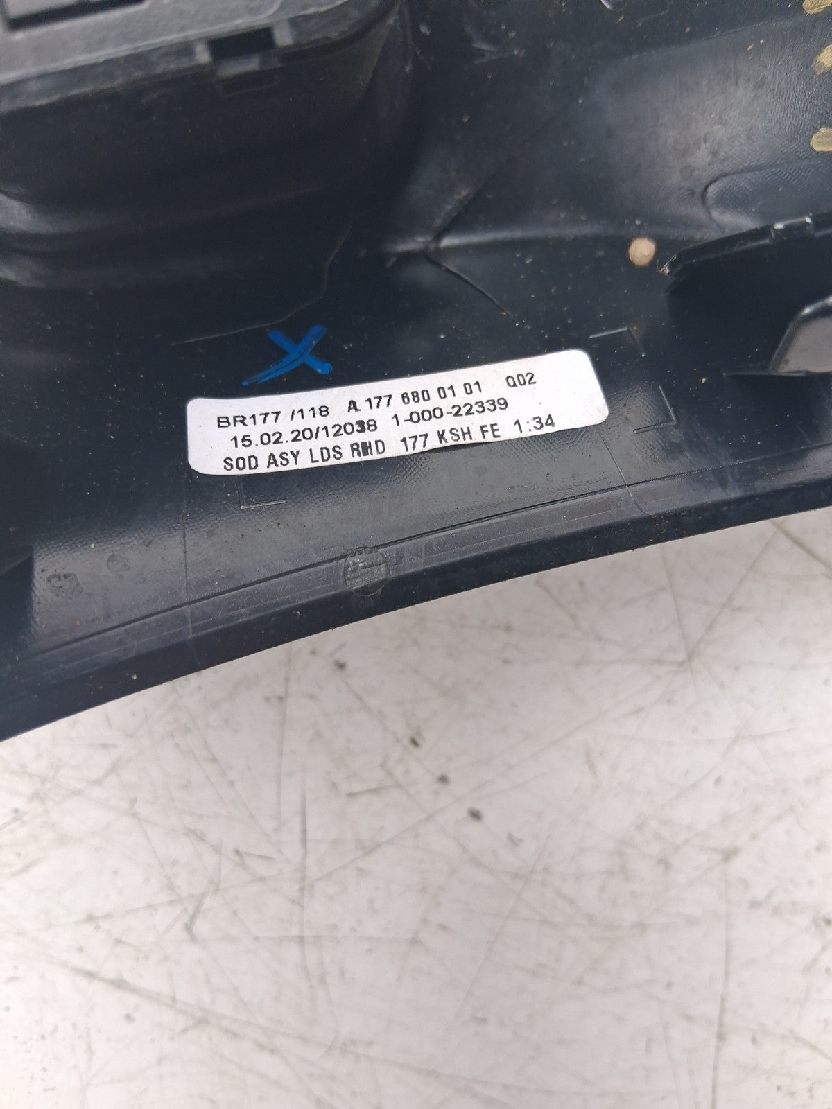 2020 MERCEDES A CLASS W177 HEADLIGHT CONTROL SWITCH PANEL A2479052902