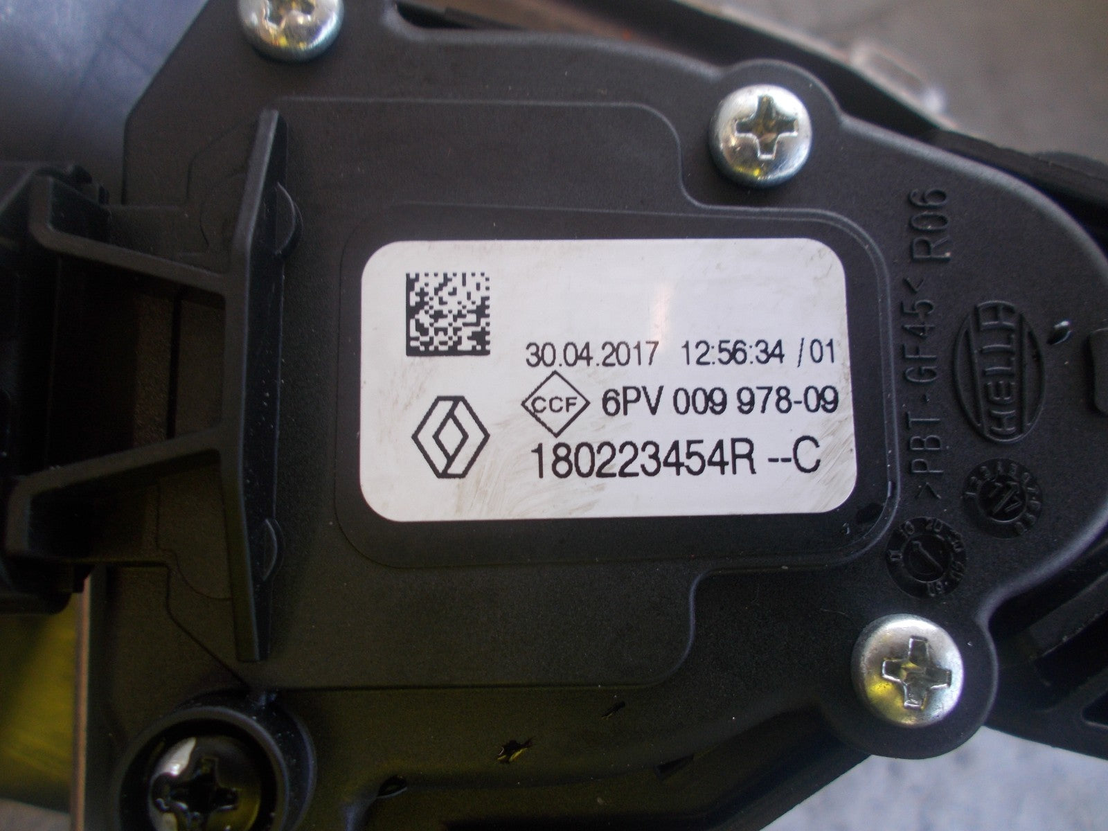RENAULT CLIO X98 (MK4) 2012-2018 SEMI AUTOMATIC AUTO PEDAL BOX 180227565R
