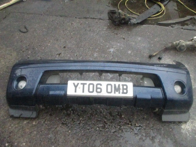 2006 NISSAN PATHFINDER R51 FRONT BUMPER WITH FOG LIGHTS BLUE BW9