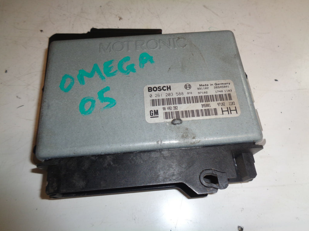 VAUXHALL OMEGA B 2005 ECU ENGINE CONTROL UNIT 90492382