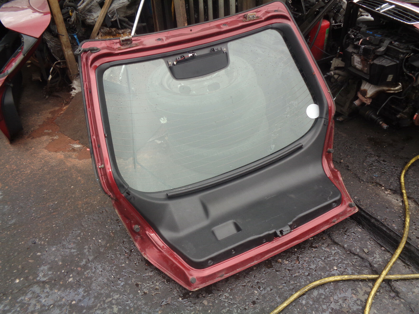 HONDA CIVIC MK6 1999 REAR COMPLETE TAILGATE BOOTLID RED