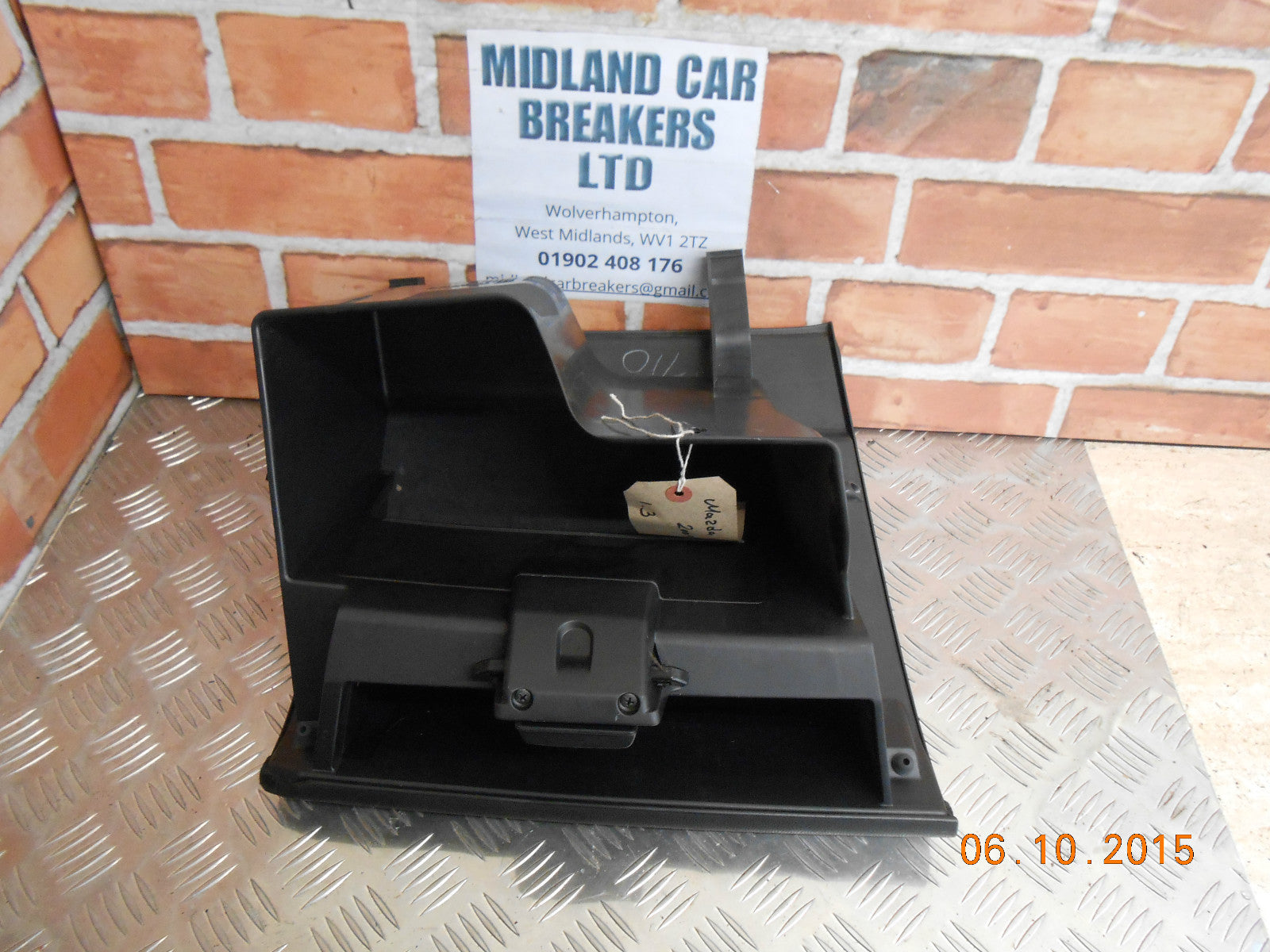 MAZDA 2 2009 DASH DASHBOARD STORAGE BLACK GLOVEBOX GLOVE BOX D65164161
