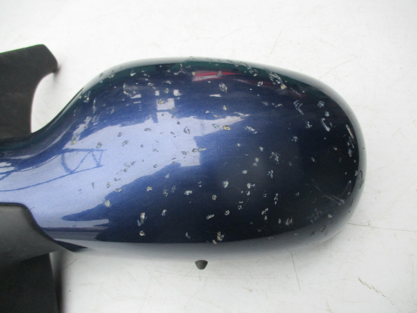 RENAULT SCENIC MK1 2003 NS PASSENGER SIDE ELECTRIC DOOR WING MIRROR DARK BLUE