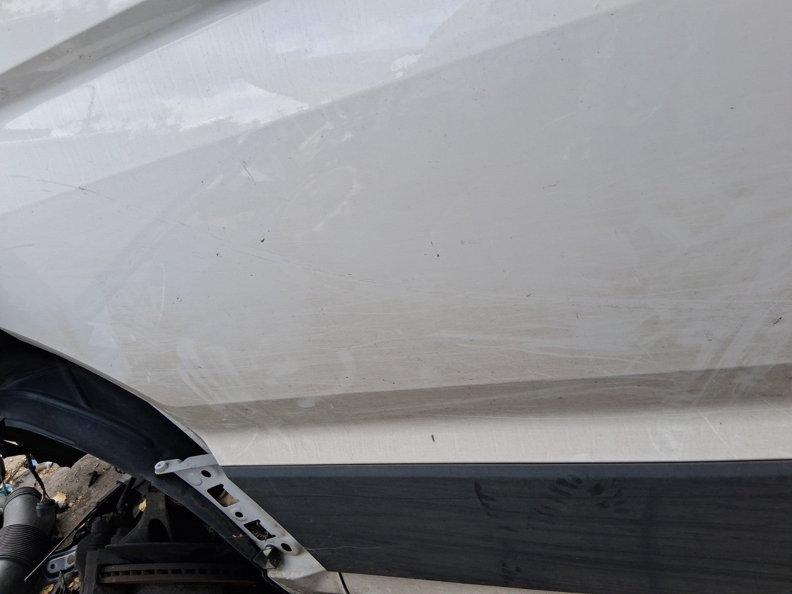 2022 VW VOLKSWAGEN CRAFTER MK2 NSF PASSENGER SIDE FRONT LEFT BARE DOOR WHITE