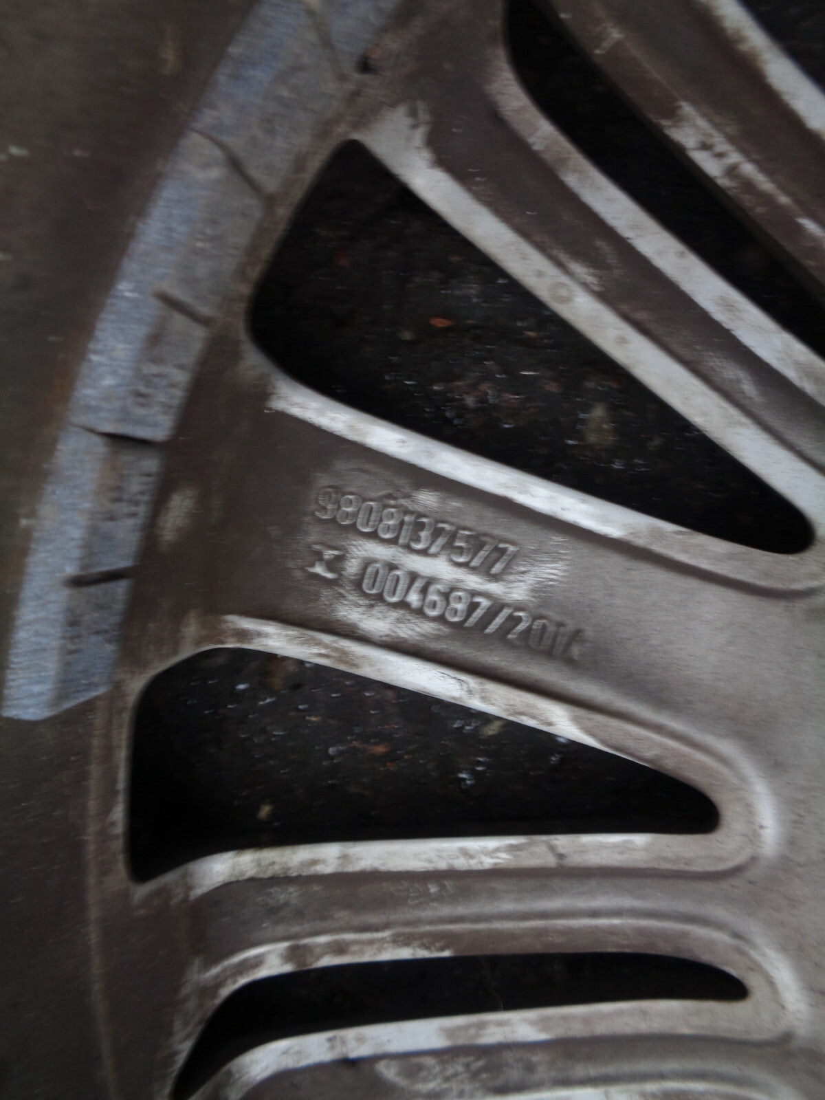 PEUGEOT 208 16 INCH SPARE ALLOY WHEEL RIM 9808137577