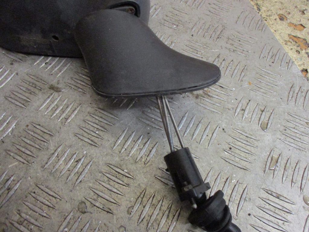 DAEWOO MATIZ KLYA 2002 OS DRIVER SIDE MANUAL DOOR WING MIRROR BLACK PLASTIC