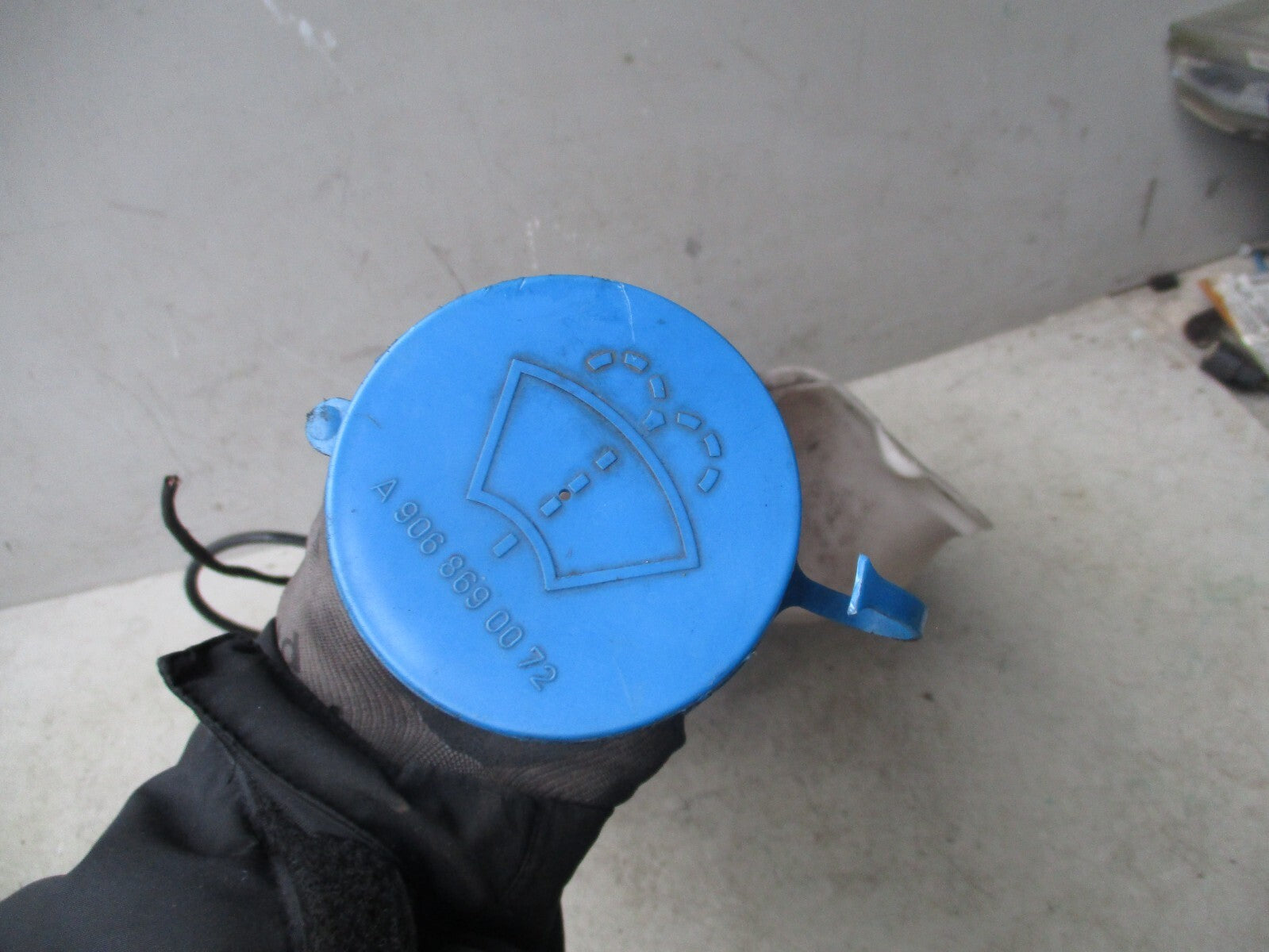 2012 MERCEDES SPRINTER W906 WINDSCREEN WASHER BOTTLE TANK & PUMP