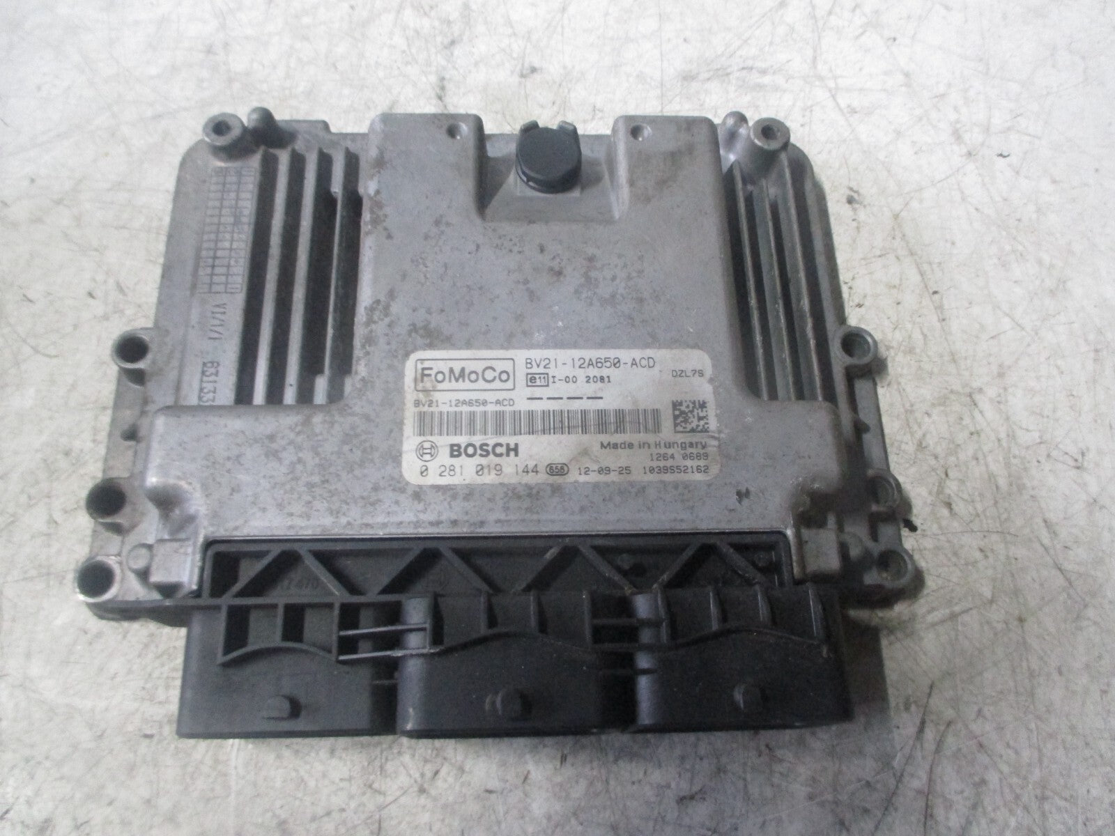 FORD FIESTA MK7 2012 1.4 TDCI ECU ENGINE CONTROL MODULE BV2112A650ACD