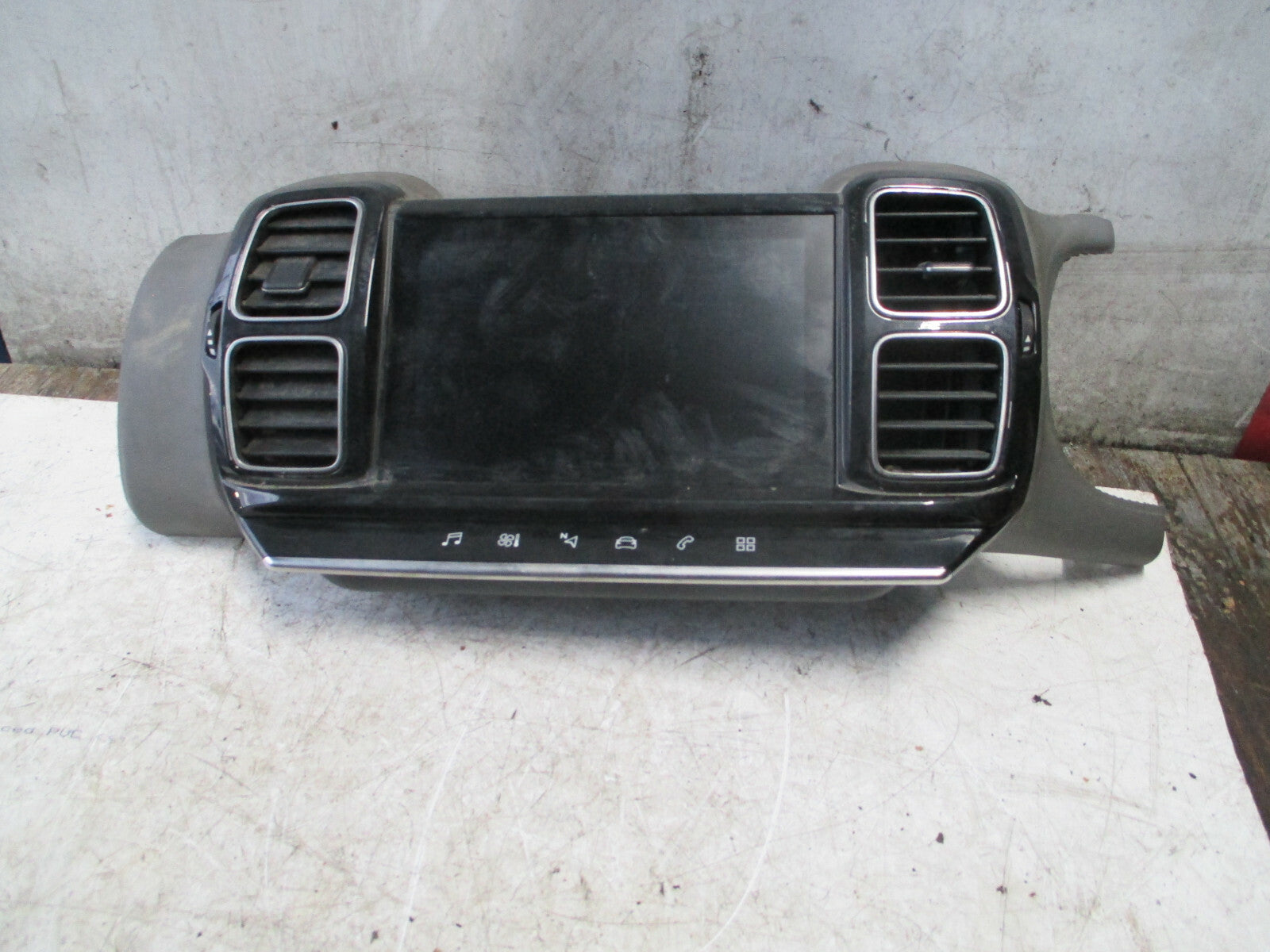CITROEN C5 AIRCROSS 2019 MULTIFUNCTION RADIO SCREEN DISPLAY VENTS 9828422080