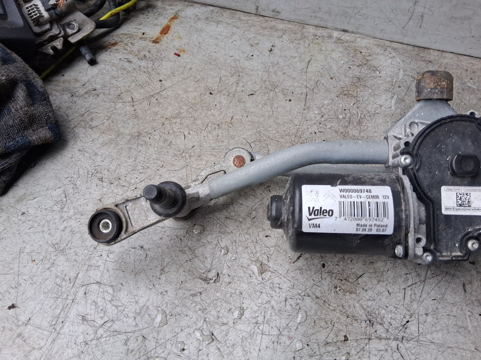 2021 VAUXHALL VIVARO MK3 FRONT WINDSCREEN WIPER MOTOR LINKAGE W000069748