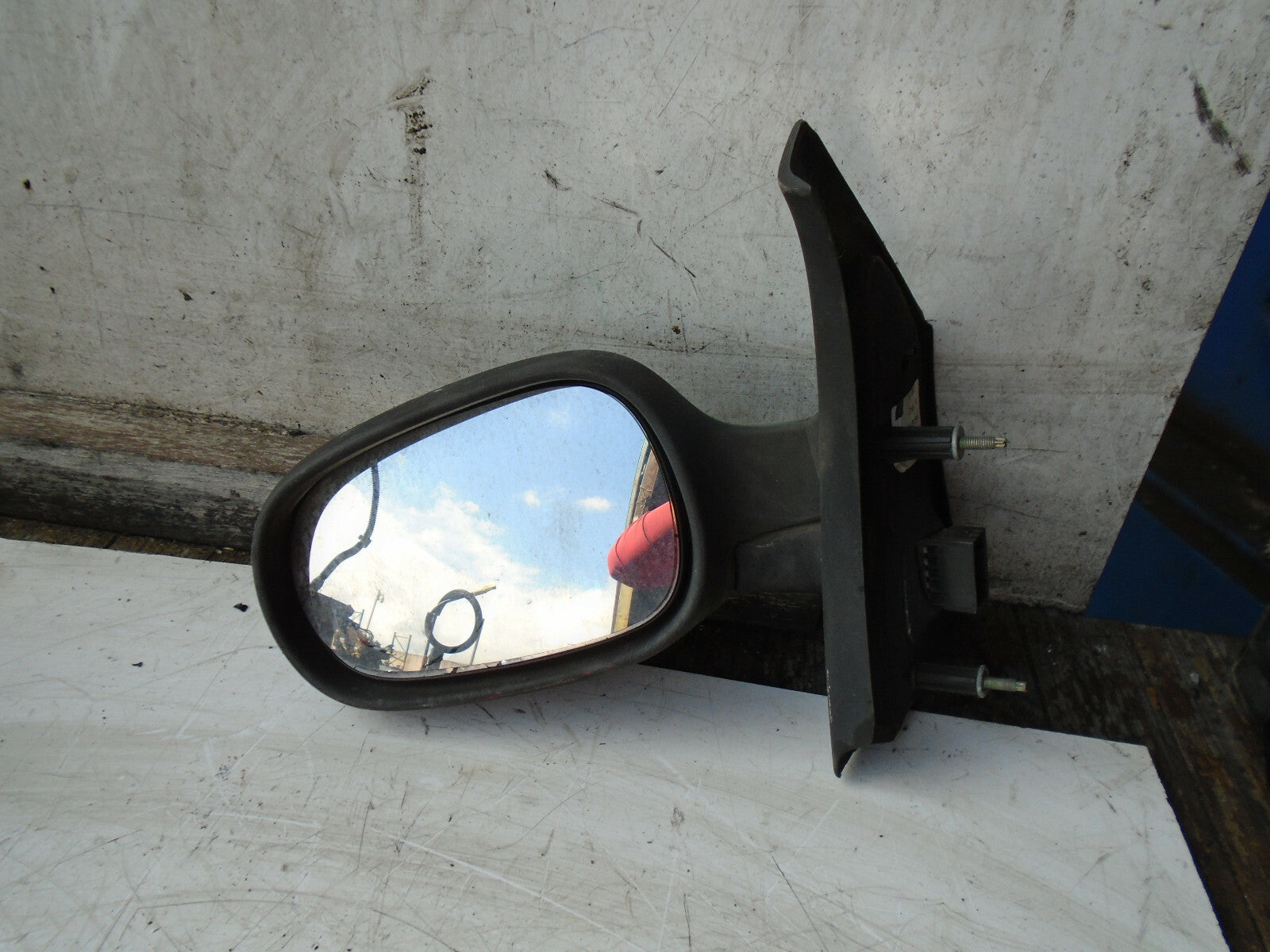 RENAULT MEGANE SCENIC 1999 NS PASSENGER SIDE ELECTRIC WING MIRROR GREEN