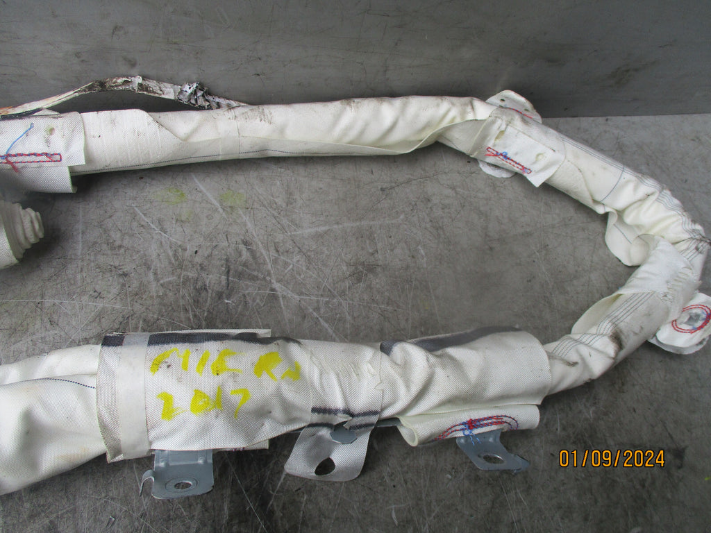 NISSAN MICRA K14 2017 DRIVER SIDE RIGHT CURTAIN AIRBAG OS 985P05FL0A