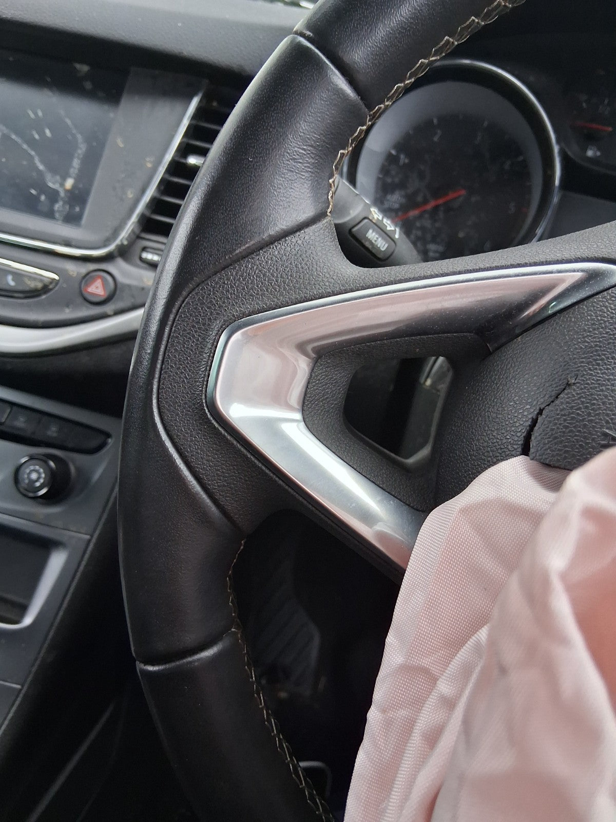 2019 VAUXHALL ASTRA K MULTIFUNCTIONAL STEERING WHEEL BLACK