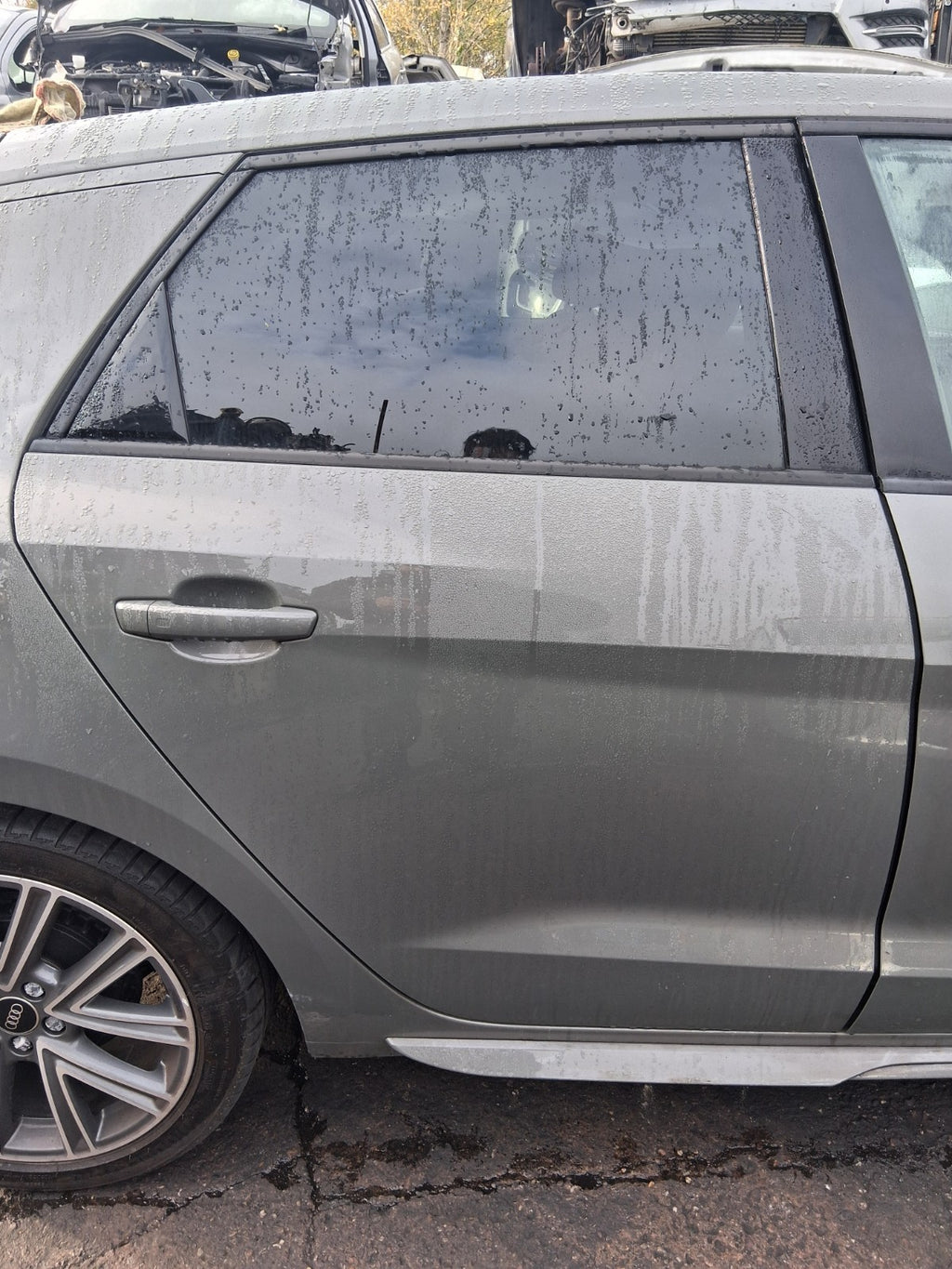 2024 AUDI A1 S LINE MK2 GB OSR DRIVER SIDE REAR BARE DOOR CHRONOS GREY LX7G