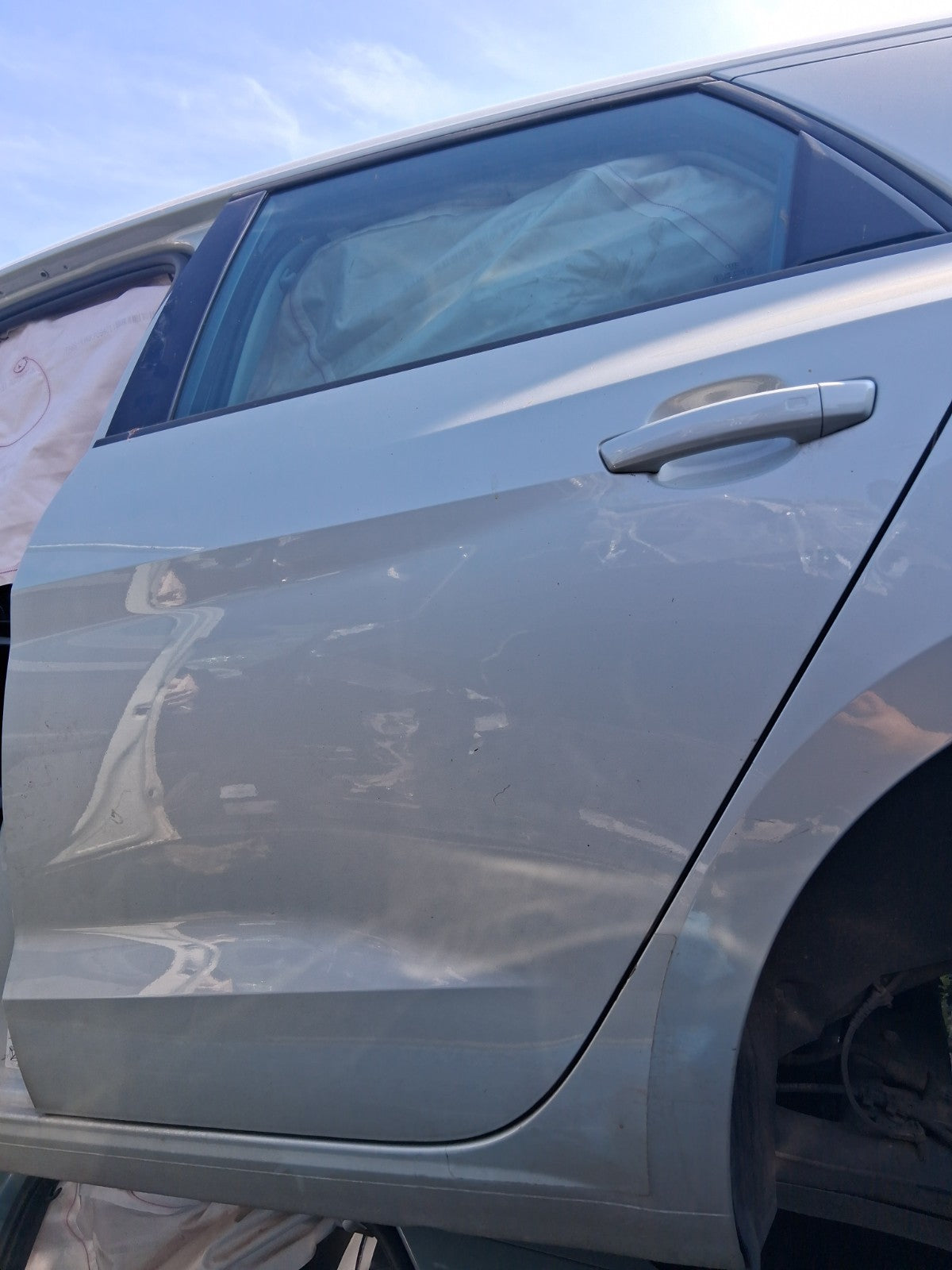 2023 AUDI A1 GB MK2 HATCH NSR PASSENGER SIDE REAR BARE DOOR DEW SILVER MET LX7E