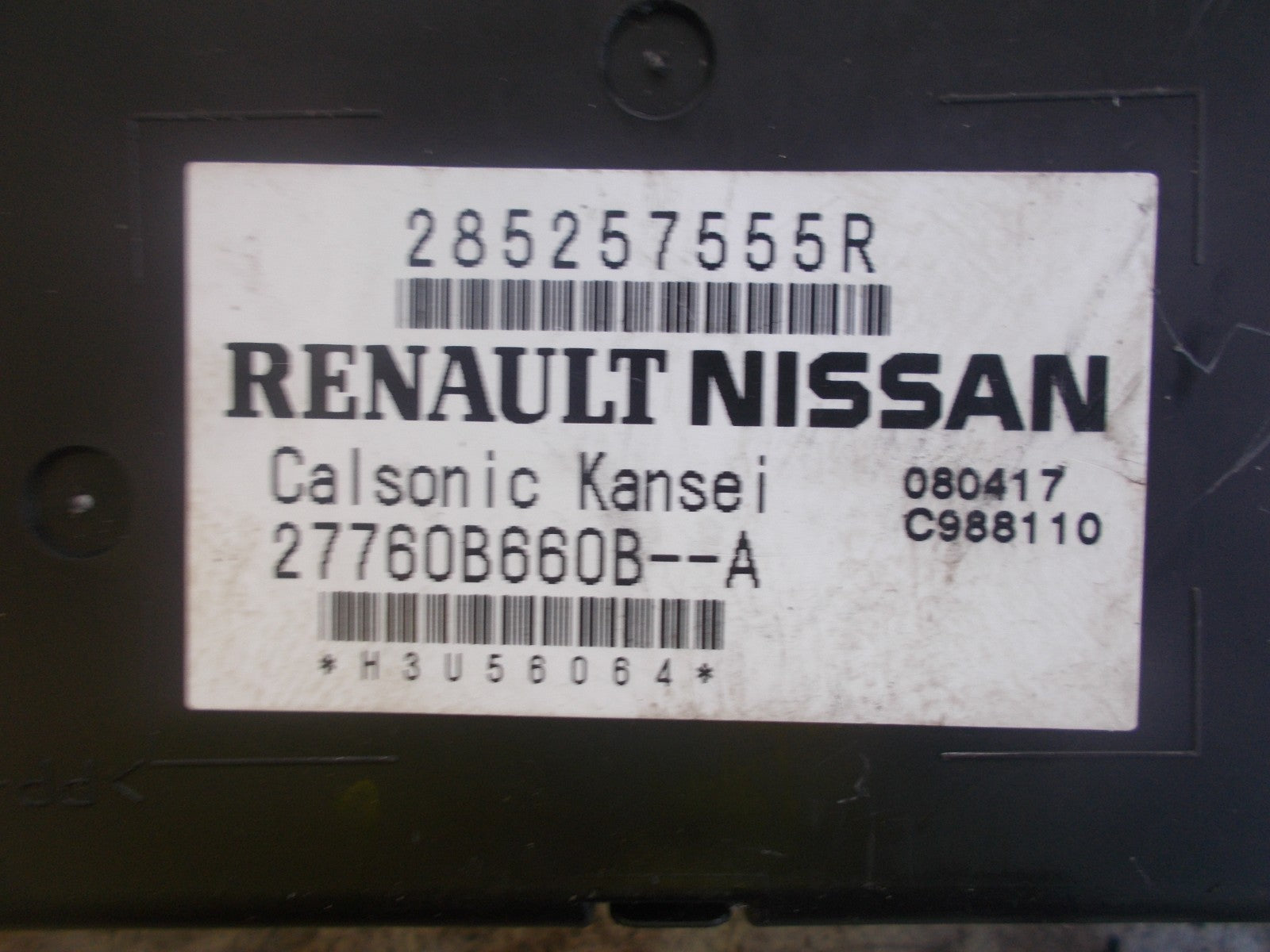 RENAULT CLIO X98 (MK4) 2012-2018 CONTROL MODULE 285257555R 27760B660B