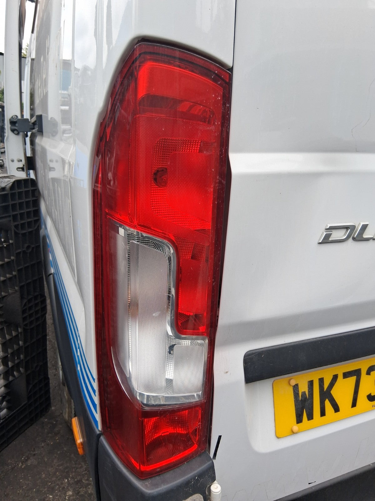 2023 FIAT DUCATO MK3 NSR PASSENGER SIDE REAR TAIL LIGHT