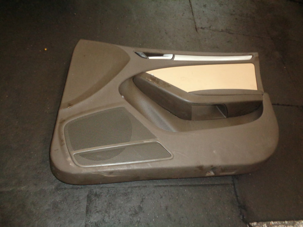 AUDI A4 B8 2014  OSF DRIVER SIDE FRONT COMPLETE DOORCARD BROWN CREAM 8K2867106