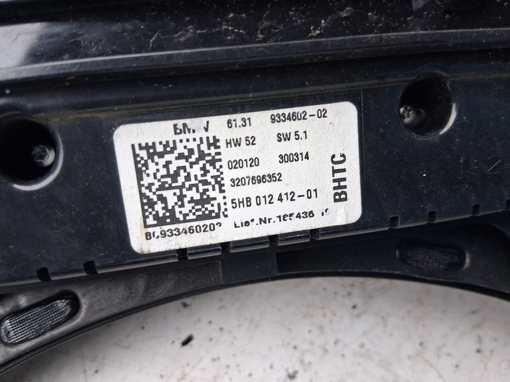 2021 BMW MINI COUNTRYMAN F60 AC HEATER CLIMATE CONTROL SWITCH PANEL 9334602
