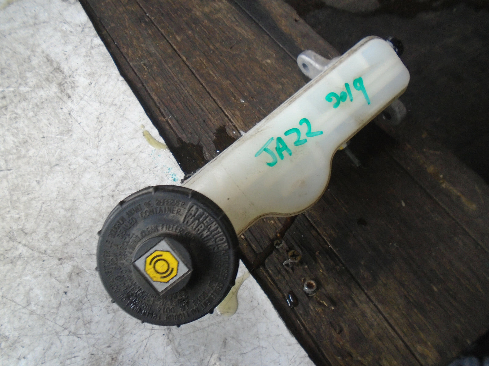 HONDA JAZZ MK4 2019 1.3 PETROL BRAKE MASTER CYLINDER