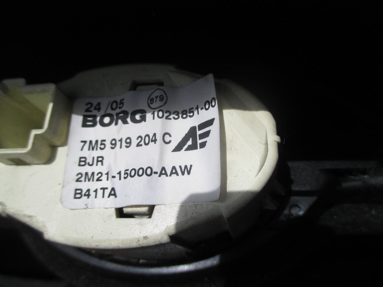 FORD GALAXY 2005 TOP DASH CLOCK PLASTIC TRIM SURROUND COVER 7M5919204C