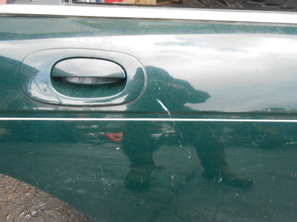 JAGUAR XJ6 1997 X300 SALOON OSR DRIVER SIDE REAR DOOR SHELL BARE GREEN