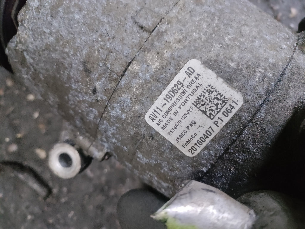 2017 FORD FIESTA MK7 1.25 PETROL AC AIR CON COMPRESSOR PUMP AV1119D629AD R 51