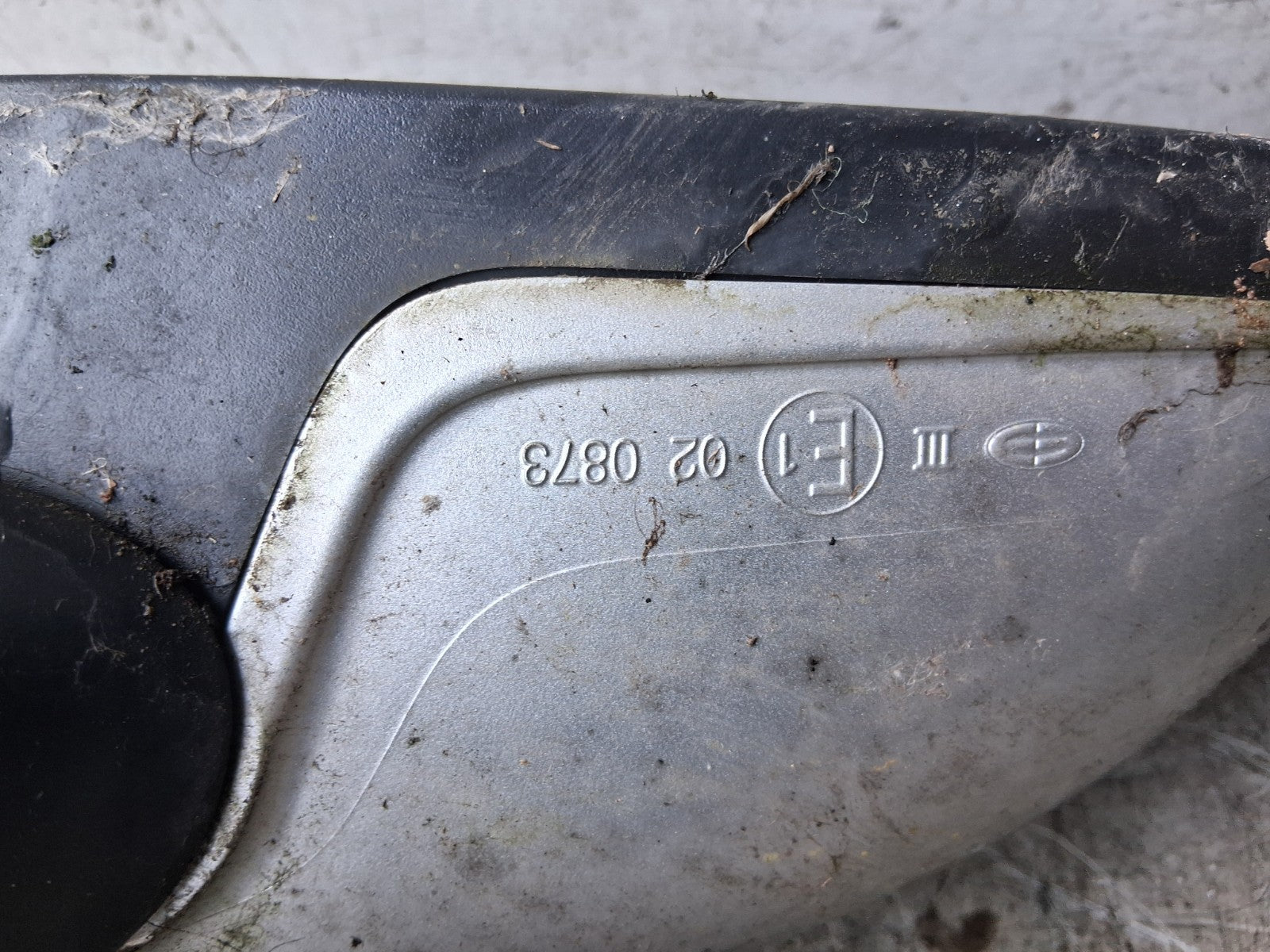 2008 VAUXHALL CORSA D OSF DRVER SIDE FRONT RIGHT WING MIRROR SILVER