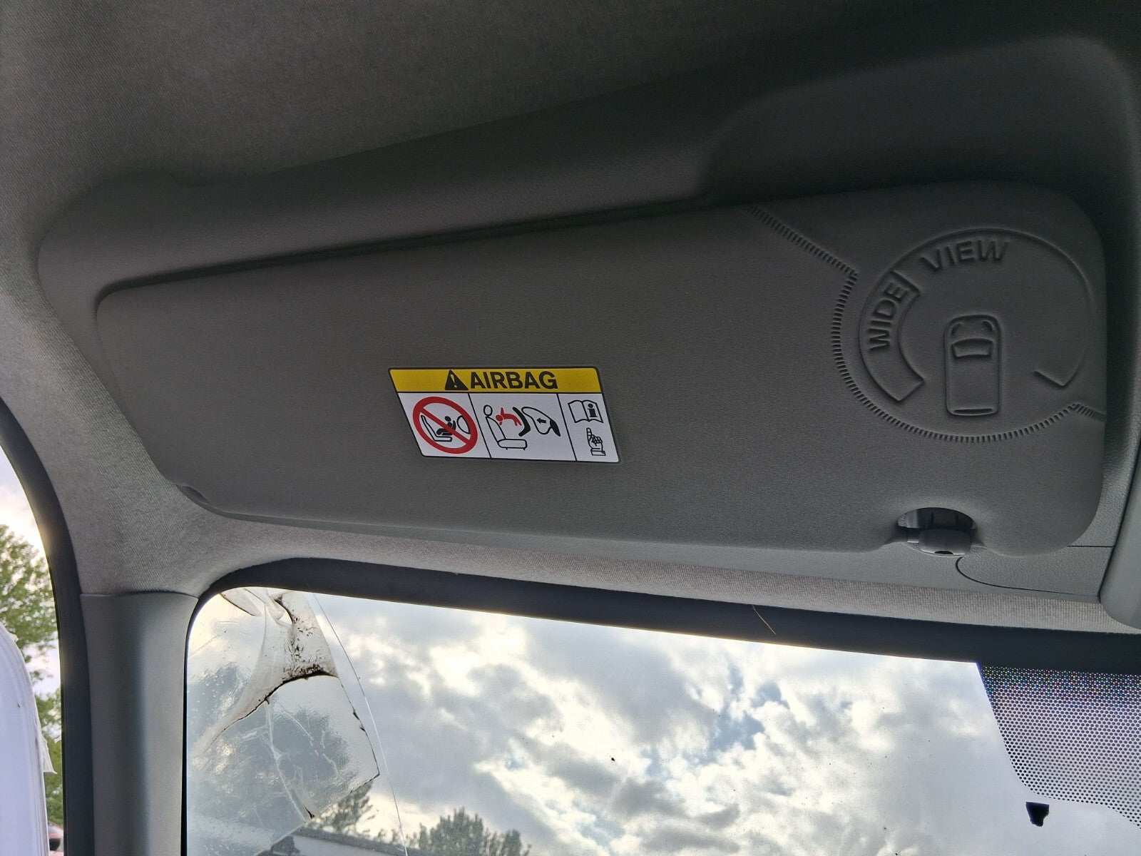2024 NISSAN INTERSTAR MK2 MASTER MK3 NS PASSENGER SIDE FRONT SUN VISOR