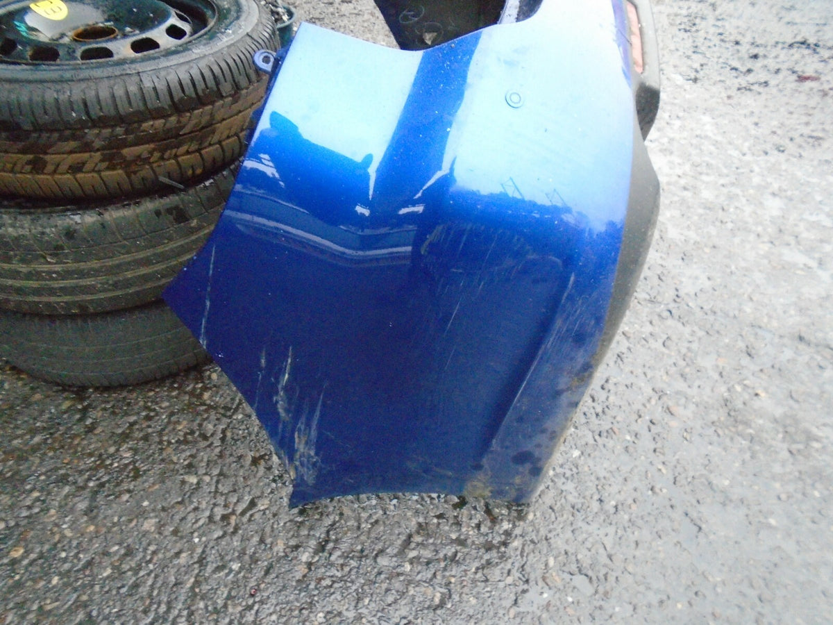 MAZDA 6 ESTATE 2009 COMPLETE REAR BACK PLASTIC BUMPER WITH REFLECTORS BLUE