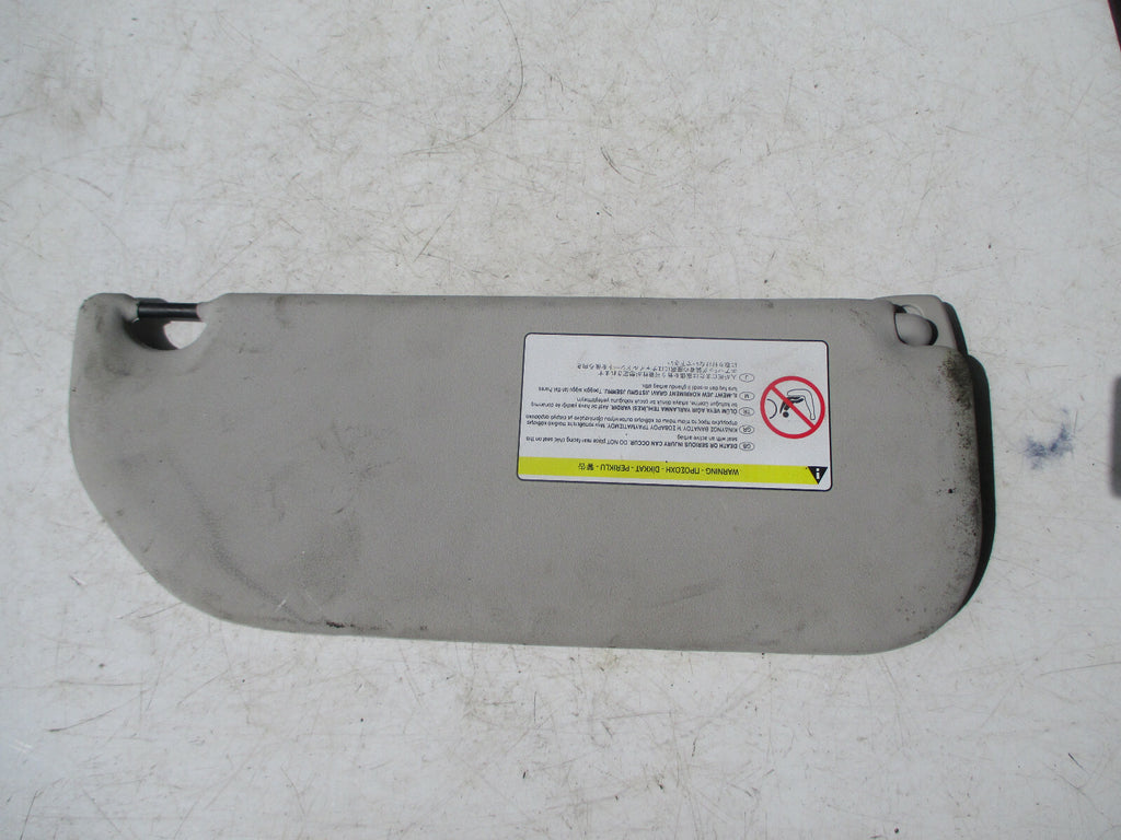 PEUGEOT 107 2012 NSF PASSENGER SIDE FRONT SUN SHADE VISOR MIRROR GREY