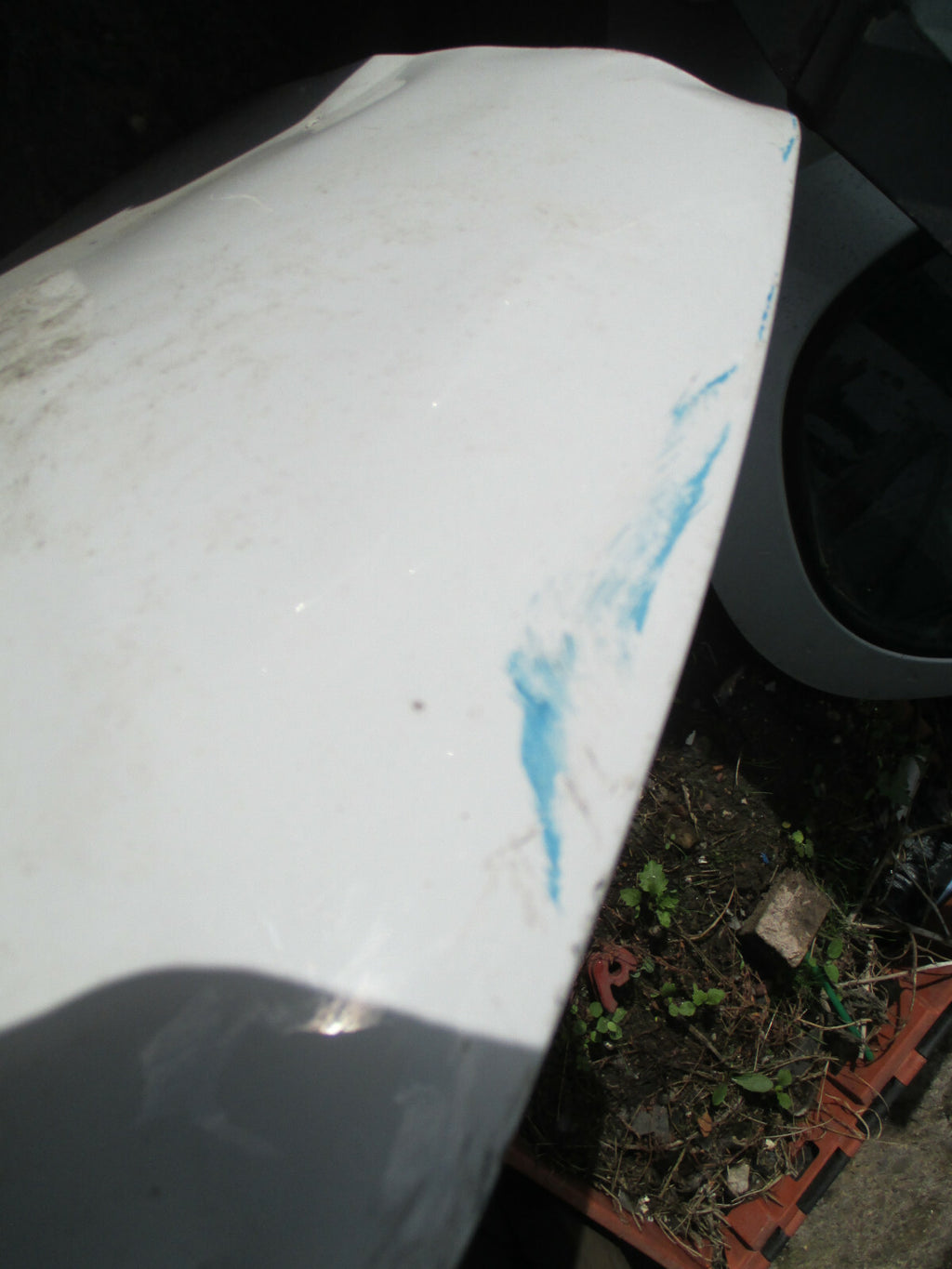 VAUXHALL COMBO C FRONT BONNET WHITE