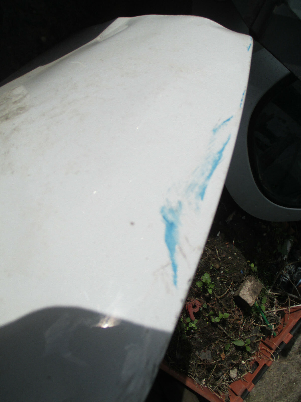 VAUXHALL COMBO C FRONT BONNET WHITE