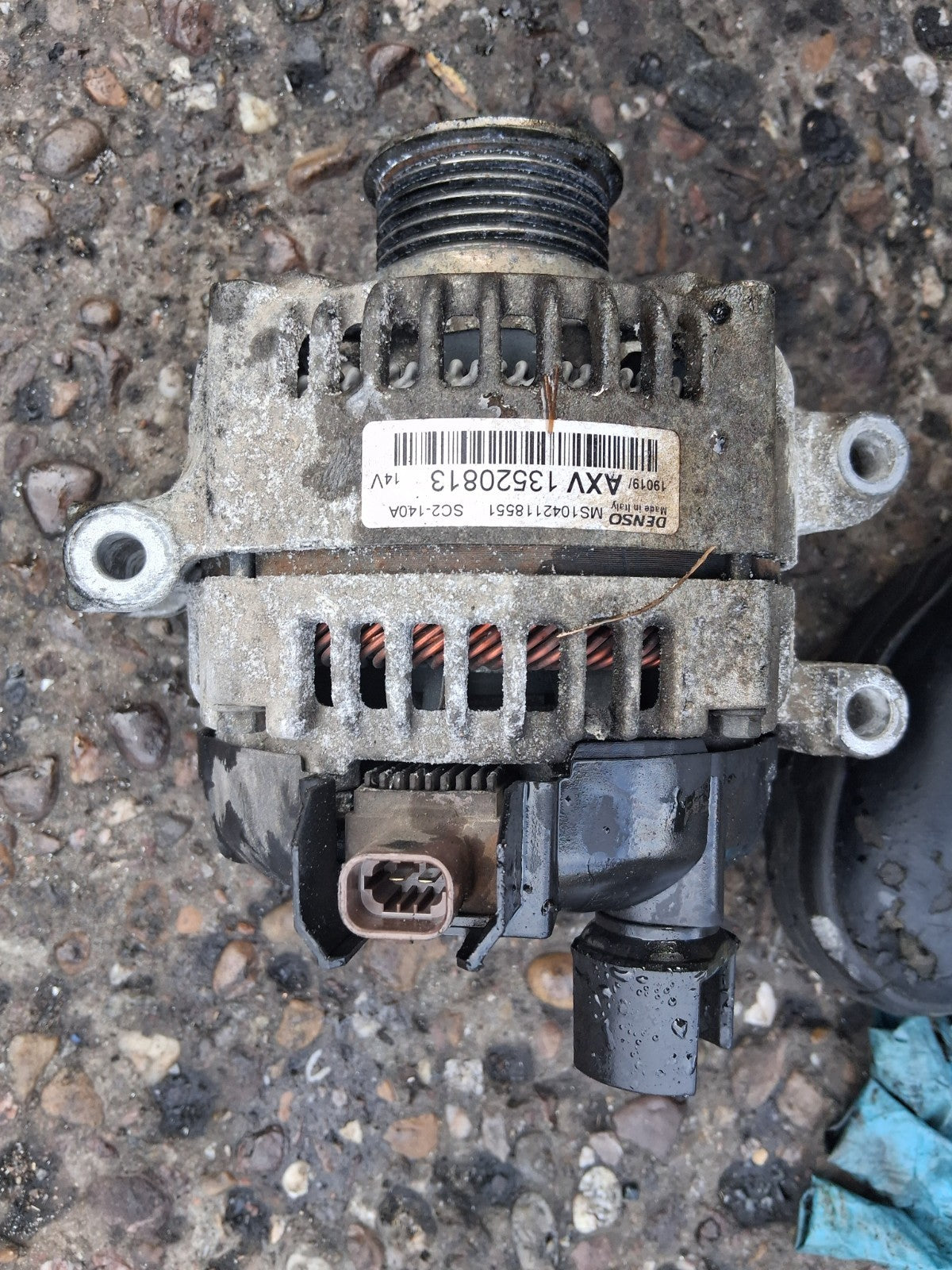 2019 VAUXHALL ASTRA K 1.6 DIESEL ALTERNATOR 13520813