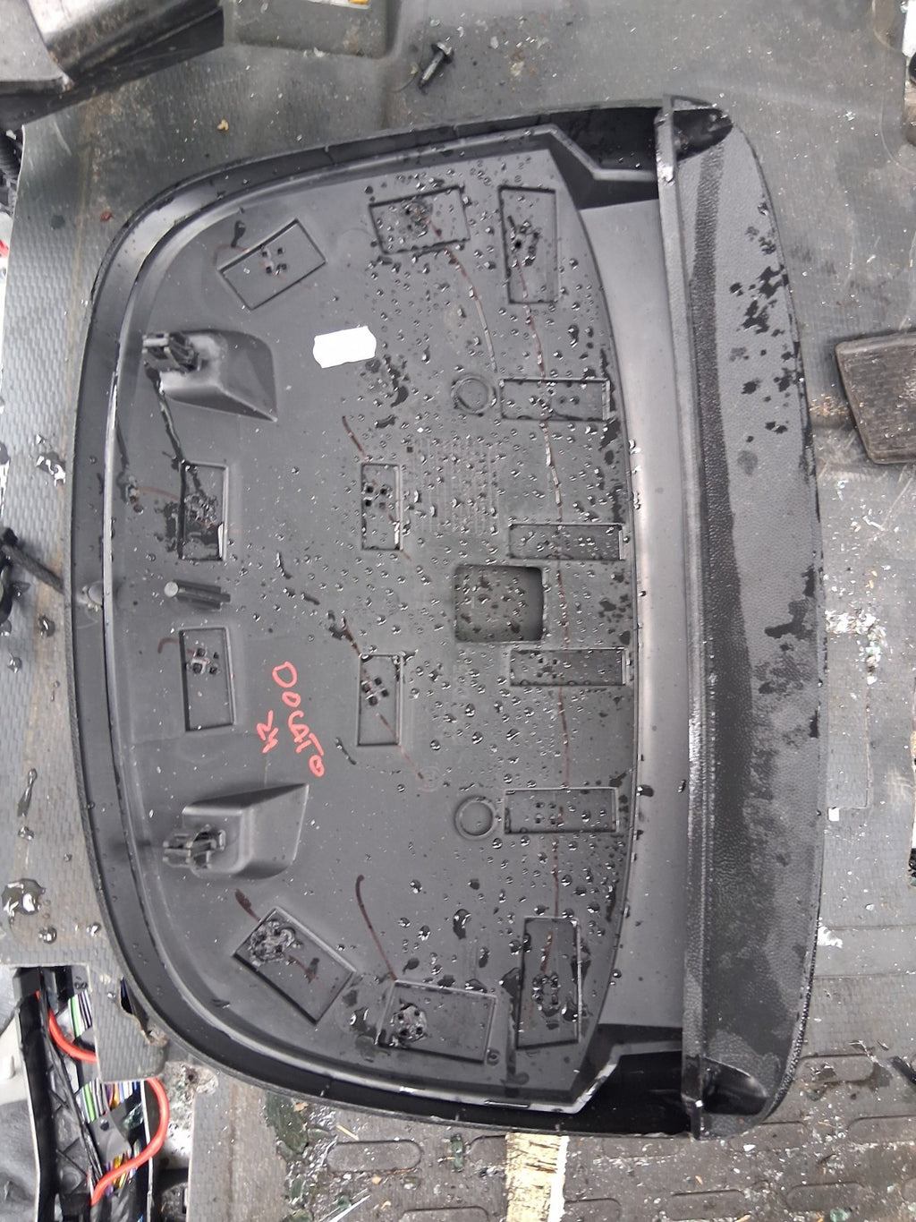 2024 FIAT DUCATO MK3 FACELIFT INSTRUMENT CLUSTER SURROUND TRIM PANEL 1308166070