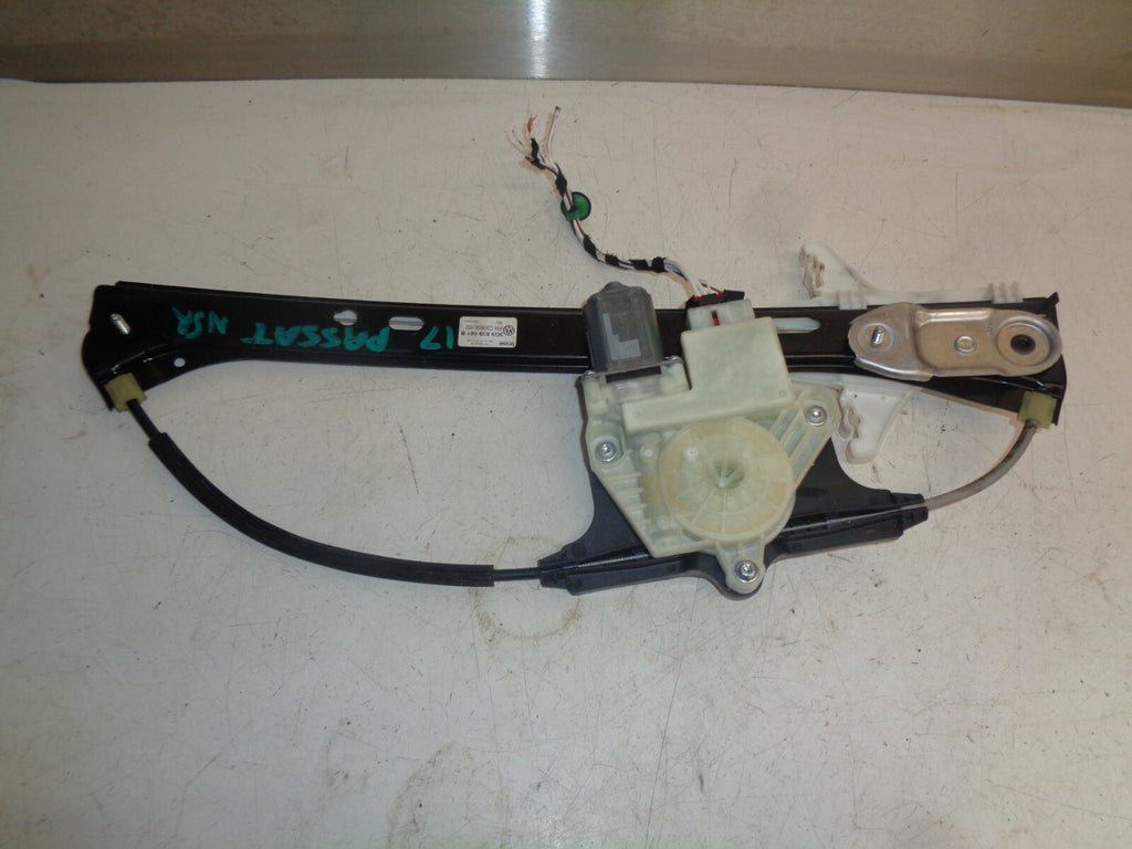 VW VOLKSWAGEN PASSAT B8 2017 NSR PASSENGER SIDE REAR DOOR WINDOW MOTOR REGULATOR
