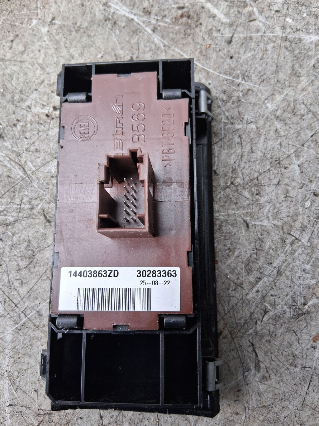 2023 PEUGEOT BOXER HEADLIGHT CONTROL SWITCH PANEL 14403863ZD