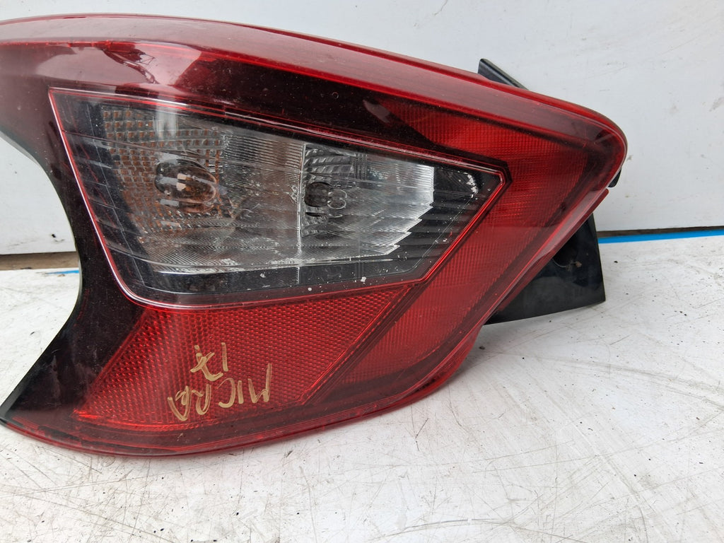 2017 NISSAN MICRA K14 NSR PASSENGER SIDE REAR LEFT TAIL LIGHT