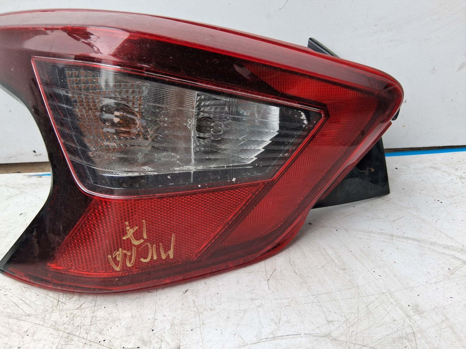 2017 NISSAN MICRA K14 NSR PASSENGER SIDE REAR LEFT TAIL LIGHT