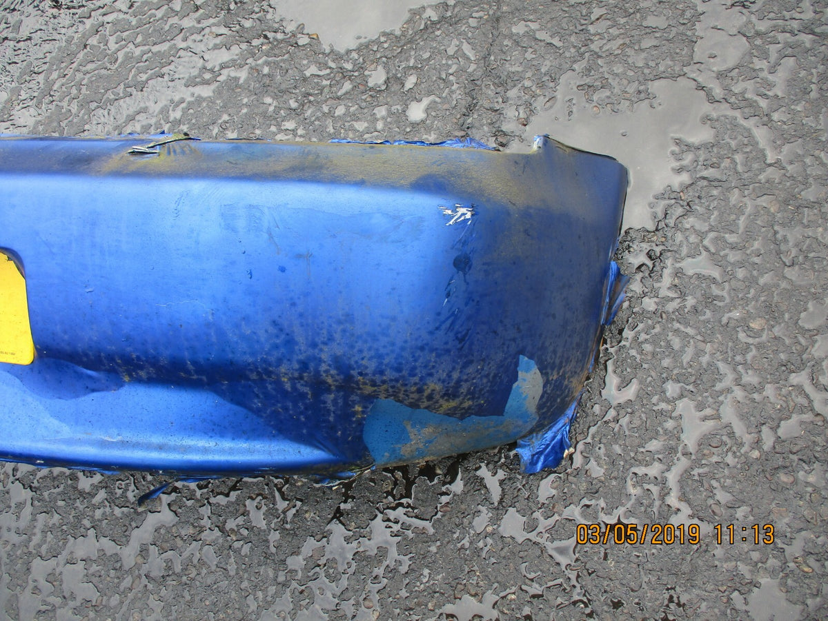 BMW Z3 E36 COMPLETE REAR BUMPER BLUE