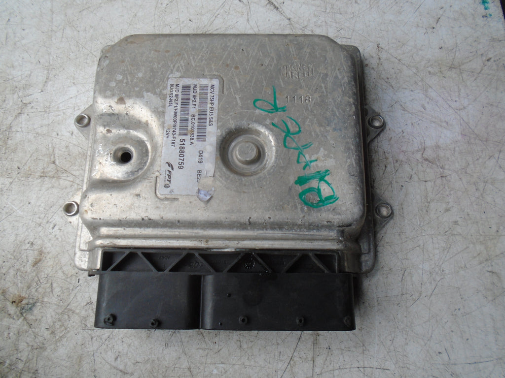 PEUGEOT BIPPER 2014 1.3 DIESEL ECU ENGINE CONTROL MODULE 51880759