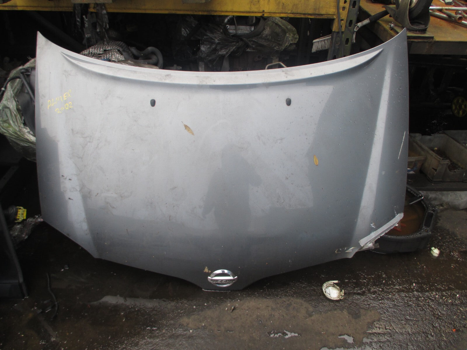 NISSAN ALMERA 2004 FRONT COMPLETE BONNET HOOD GREY