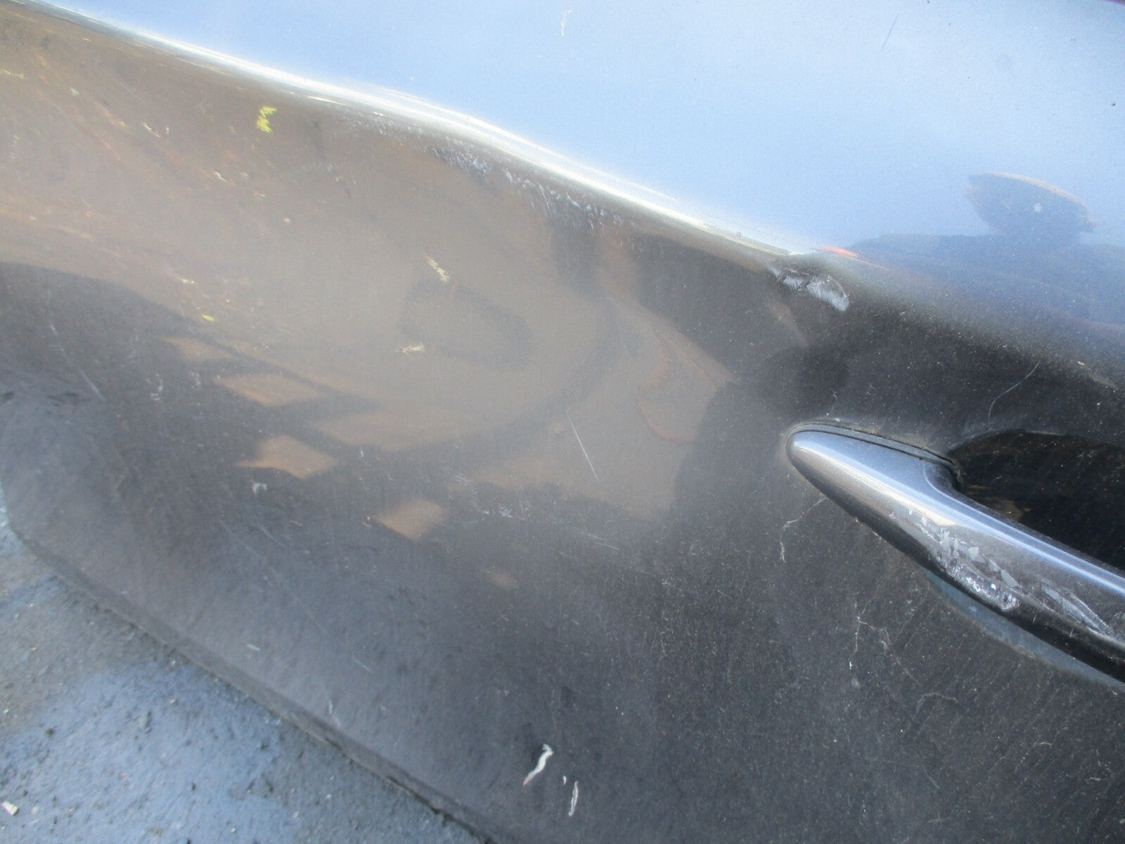 BMW 1 SERIES E87 2006 BARE NSF PASSENGER SIDE FRONT DOOR SHELL FRAME GREY
