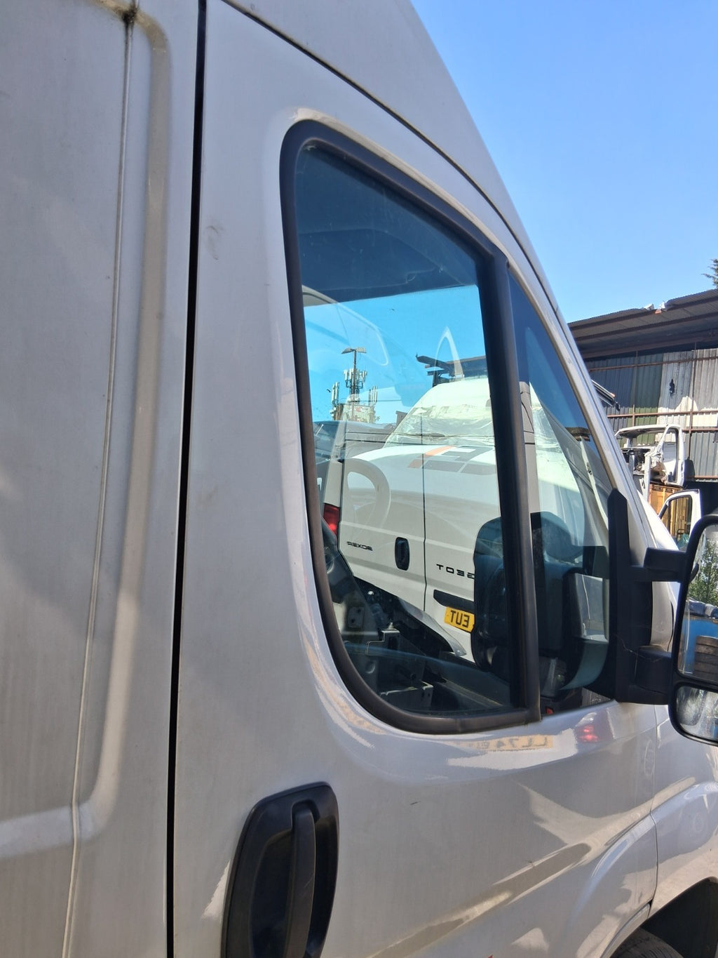2021 CITROEN RELAY MK3 OSF DRIVER SIDE FRONT BARE DOOR WHITE