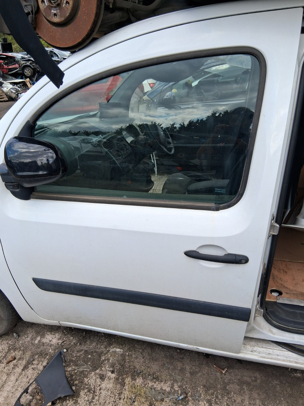 2020 RENAULT KANGOO MK2 NSF PASSENGER SIDE FRONT LEFT BARE DOOR WHITE