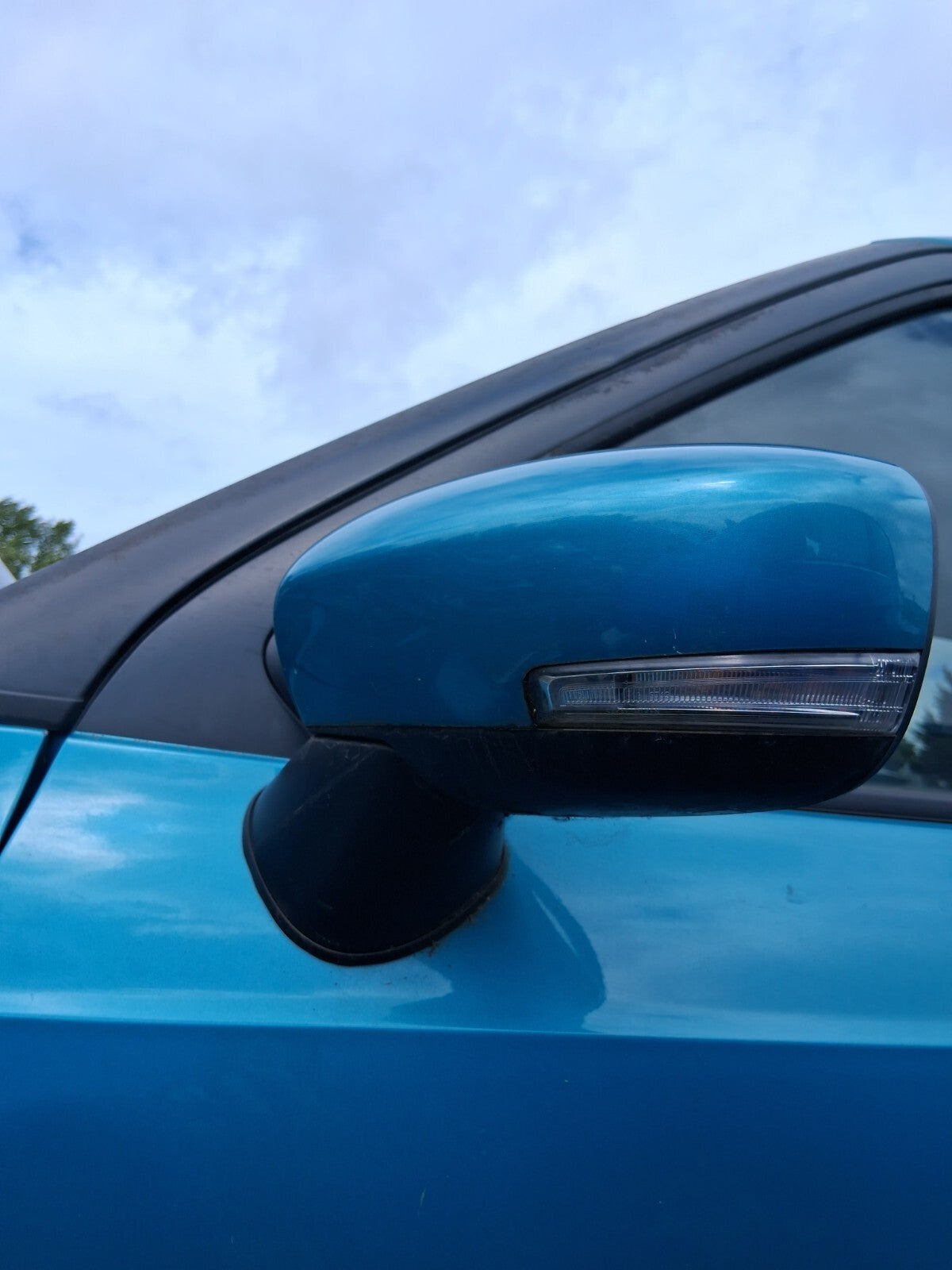2022 SUZUKI IGNIS SZ5 NSF PASSENGER SIDE FRONT ELECTRIC WING MIRROR NEON BLUE