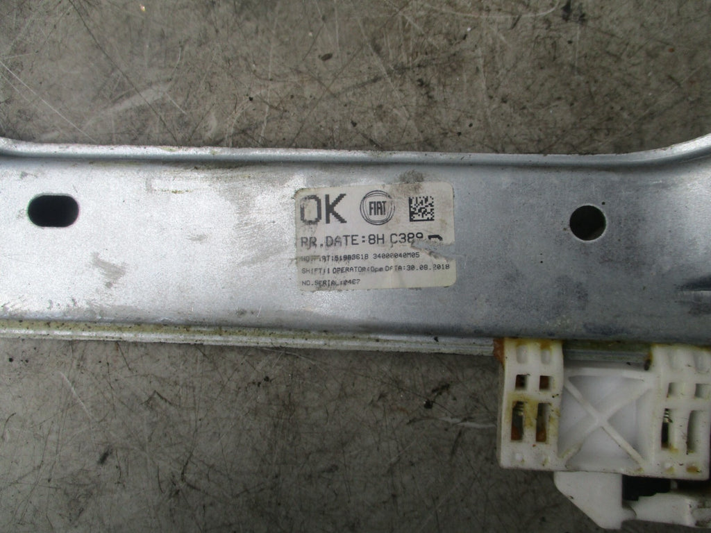 2014 FIAT PANDA MK3 OSR OFF SIDE DRIVER REAR WINDOW REGULATOR MOTOR 51983618