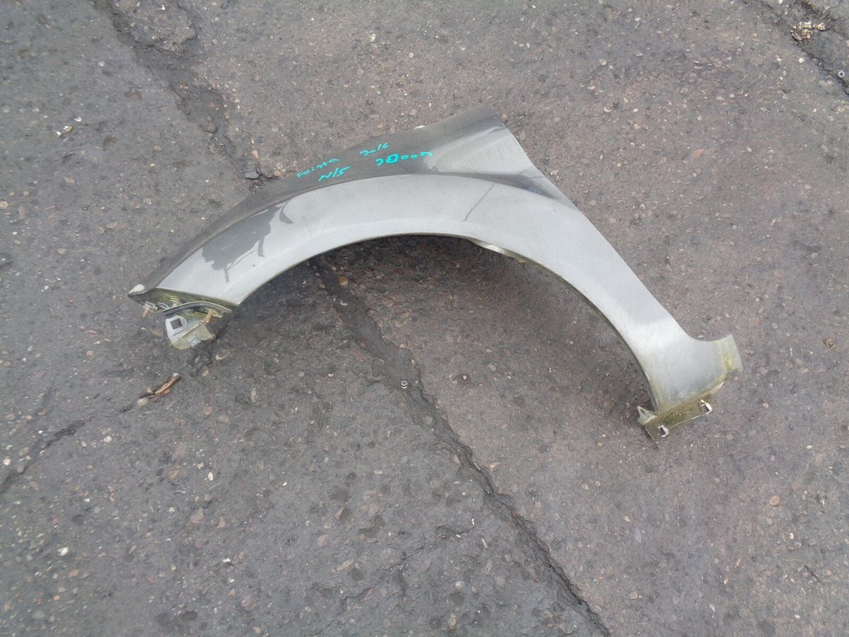 FORD FIESTA MK7 2016 NS PASSENGER SIDE FRONT WING PANEL GREY